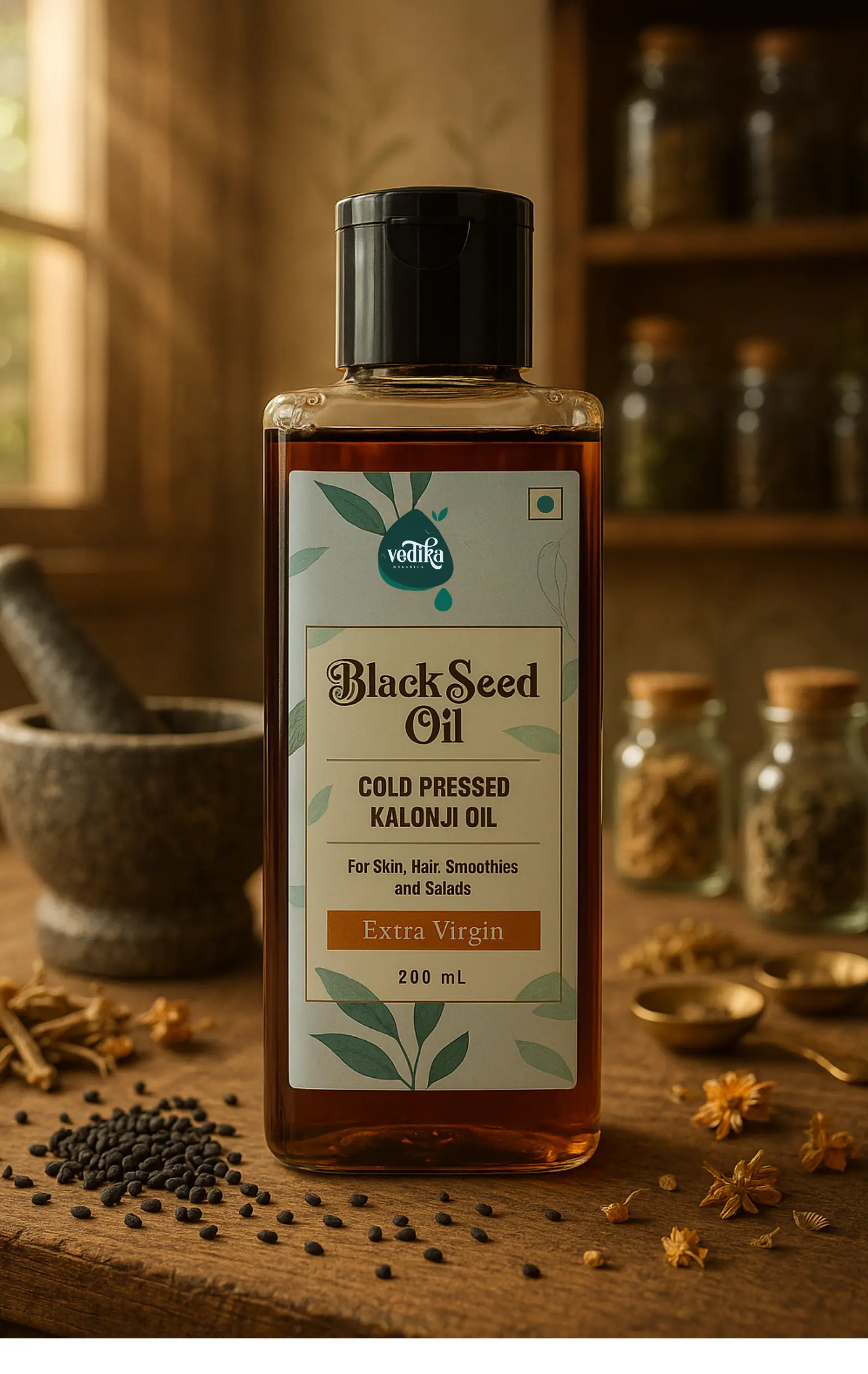 Cold Pressed Black Seed Oil ( Kalonji Oil )