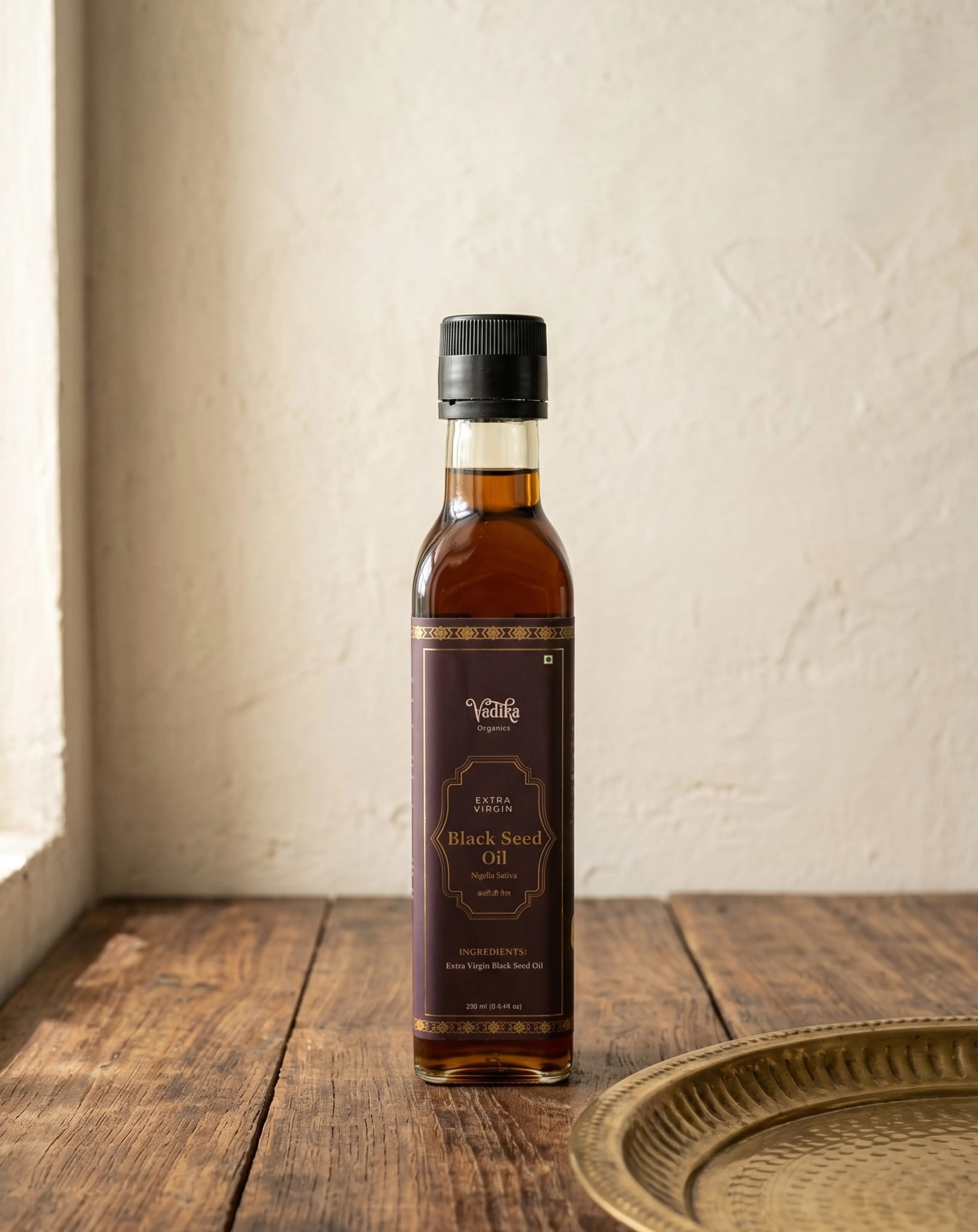 Vedika Organics Extra Virgin Black Seed Oil · Kalonji Oil (Nigella Sativa)