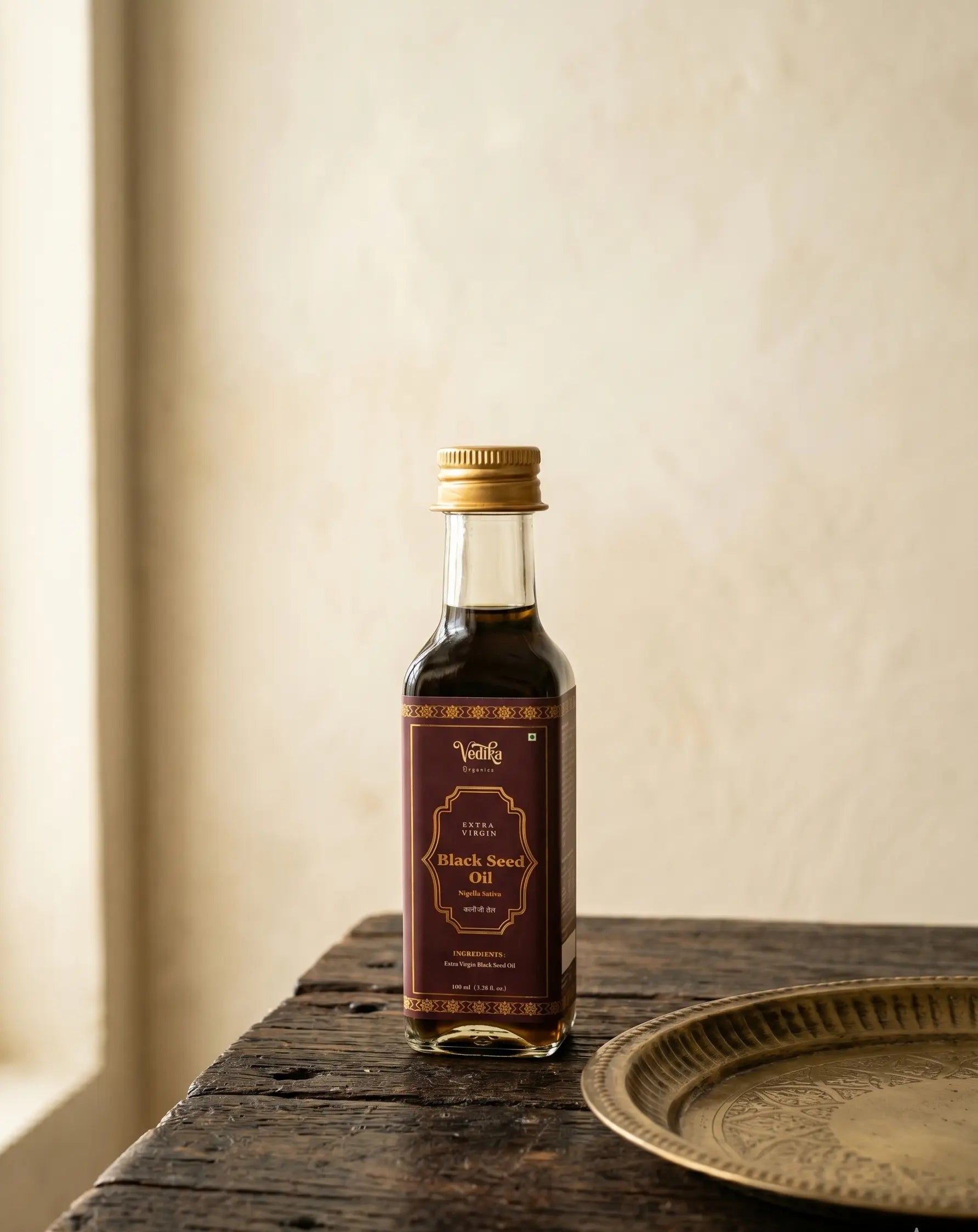 Vedika Organics Extra Virgin Black Seed Oil · Kalonji Oil (Nigella Sativa)