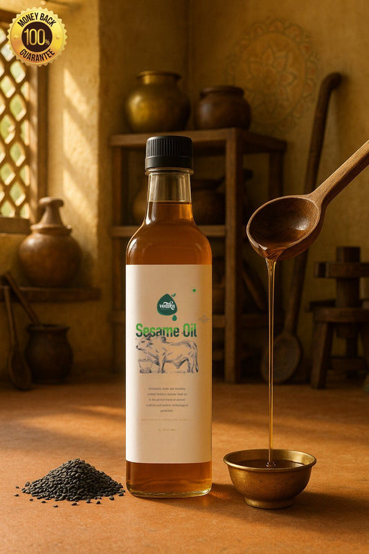 Vedika Organics Extra Virgin Sesame Oil (1 litre)