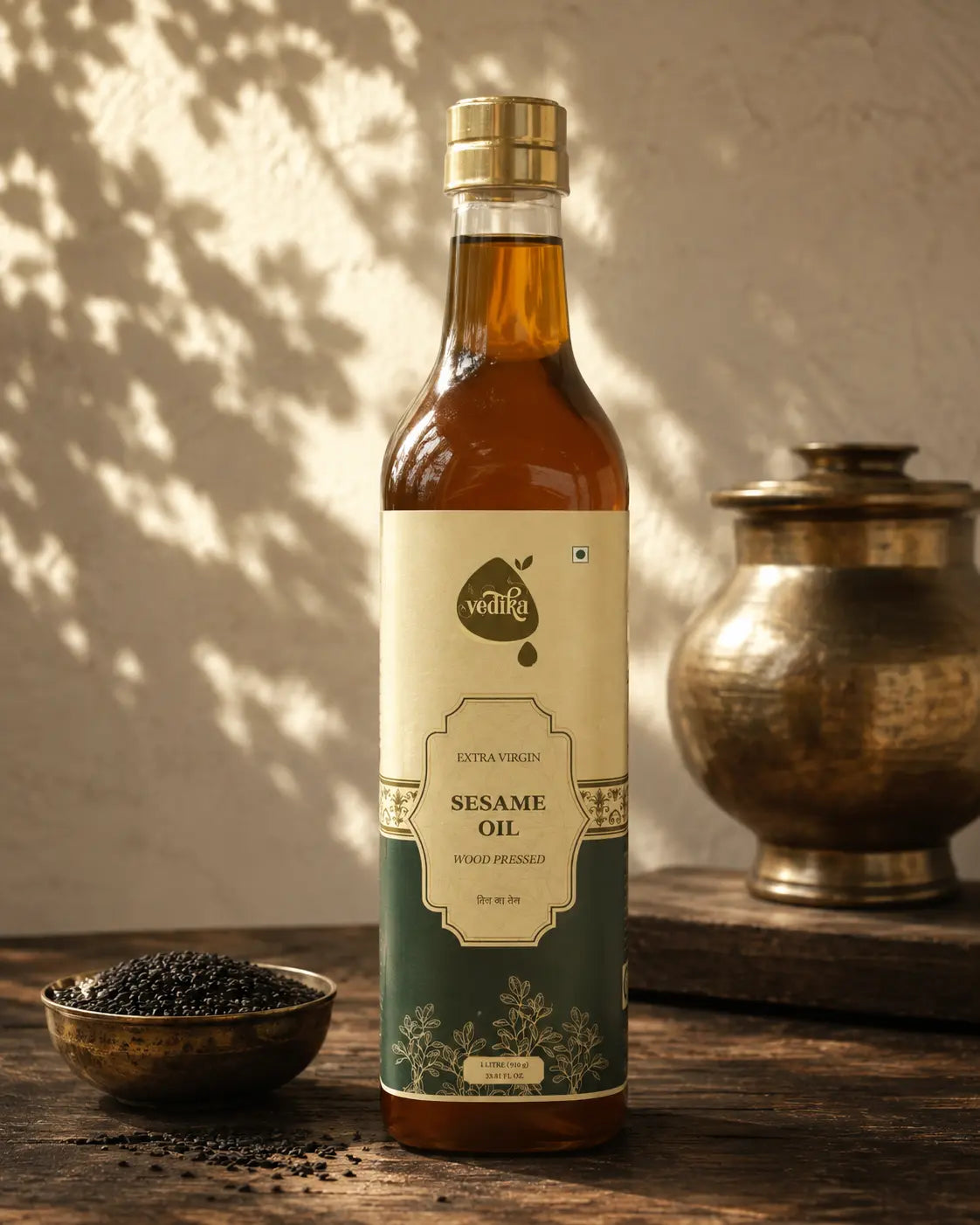 Vedika Organics Extra Virgin Sesame Oil (1 litre)