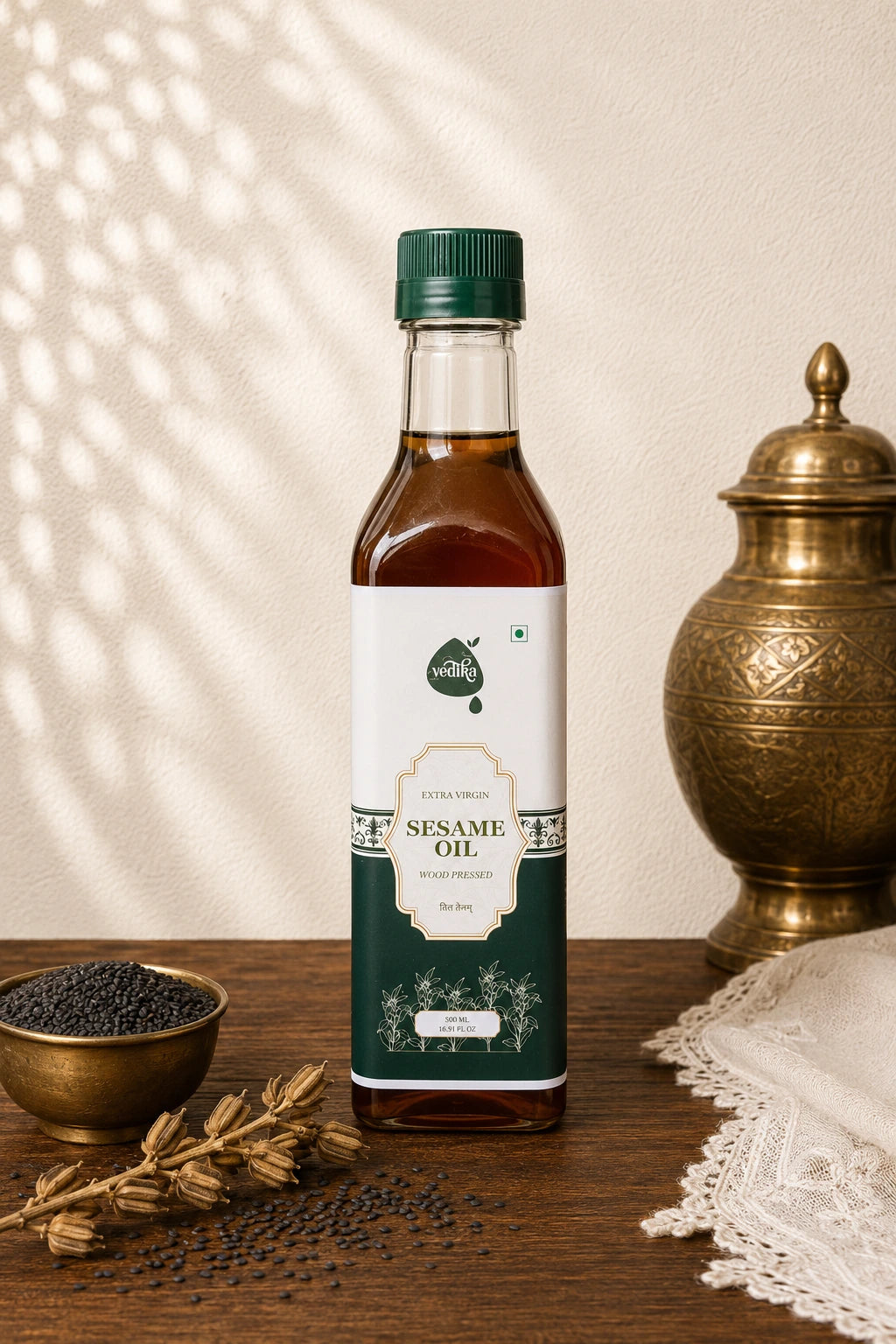 Vedika Organics Extra Virgin Sesame Oil (1 litre)