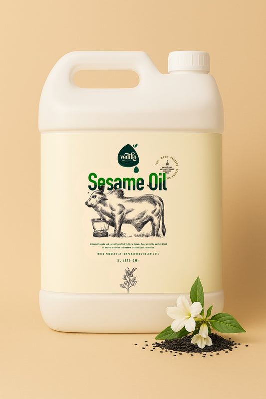 Vedika Organics Extra Virgin Sesame Oil (5 litre)